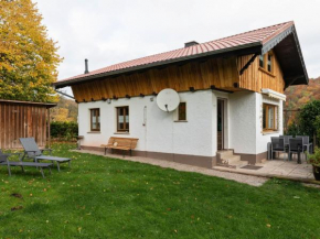 Holiday home in the Thuringian Forest with tiled stove fenced garden and terrace